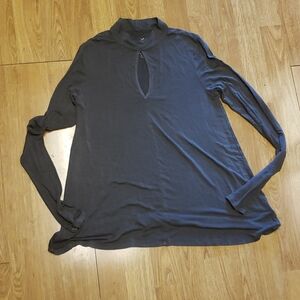 AEO gray mock neck swing top S&S sz XS